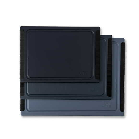 Thyme & Table 3-Piece Poly Cutting Boards Blue - SM 8.5x12", MD 10"x14", LG 12"x16"
