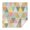 Multi Color Triangle, variant on Blue White Checkerboard Checkered Pattern Square Tablecloth,Waterproof Square Table Cover,Wipeable Spillproof Washable Table Cover for Home Kitchen Party Decor 42"X42"(107x107cm)