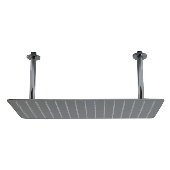 ALFI brand RAIN2012-PSS 20" Rectangular Polished Solid Stainless Steel Ultra Thin Rain Shower Head