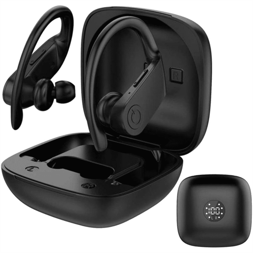 Wireless Headphones, 2020 New Bluetooth Earphone BT5.0 Wireless Earbuds with Stereo Audio Microphone In-ear Bluetooth Headphones with portable charging case for IOS and Android（B36