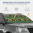 thumbnail image 5 of Yiaed Sunflowers Print Car Front Windshield Sun Shade,Foldable Anti-UV Car Sunshade for Front Window for Most Vehicles-Small, 5 of 5