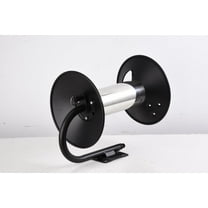 ZHON Pressure Washer Hose Reel 100 Ft , Heavy Duty Stainless Steel 100ft Hose Reel with 3ft Jumper Hose | Metal Hand Crank Air Compressor Stainless Steel Outdoor Hose Reel For Power Washer