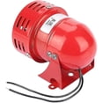 thumbnail image 3 of Kryc-220v Potente sirena de alarma para exteriores, sirena de alarma de 120 dB, sirena LED de motor rojo, alarma para barco industrial con bocina de metal, 3 of 4