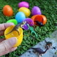 thumbnail image 4 of GiftExpress 50 Pcs Easter Eggs Prefilled Dinosaur Toys - Prefilled Easter Basket Stuffers Perfect for Easter Egg Hunt, Easter Party Favors for Kids, 4 of 5