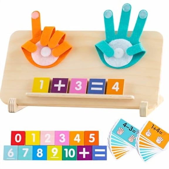 Montessori Toys for 3 4 5 Year Old,Preschool Learning Toys for Toddlers age 2-4,Educational Math manipulatives Number Counting Blocks for Kids,Birthday Christmas Stocking Stuffers for Boys Girls