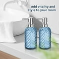 thumbnail image 6 of GM GMISUN Blue Glass Soap Dispenser with Pump Hand Soap Bottle for Kitchen Bathroom 16oz, 6 of 6