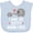 AE-Light Blue, variant on Inktastic Best Nanny Ever Grandchild Boys or Girls Baby Bib