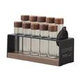 thumbnail image 2 of Siruishop Coffee Bean Seal Tubes Display Rack 21.5x9x8cm Portable Multifunctional for Efficient Portion Control Lightweight Wooden Base Long and Short Tubes, 2 of 8