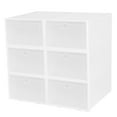 thumbnail image 3 of 6 Pack Shoe Organizer Storage Boxes iMounTEK Stackable Plastic Transparent Storage Organizer Foldable Shoe Rack Shoes Container Bin Holder White, 3 of 9