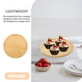 thumbnail image 7 of LOVERLYZ Wood Plate Wood Dinner Plate Round Charcuterie Board Dessert Wooden Tray Dish, 7 of 7