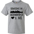 thumbnail image 3 of Inktastic Sacramento California Someone Loves Me Skyline Youth T-Shirt, 3 of 5