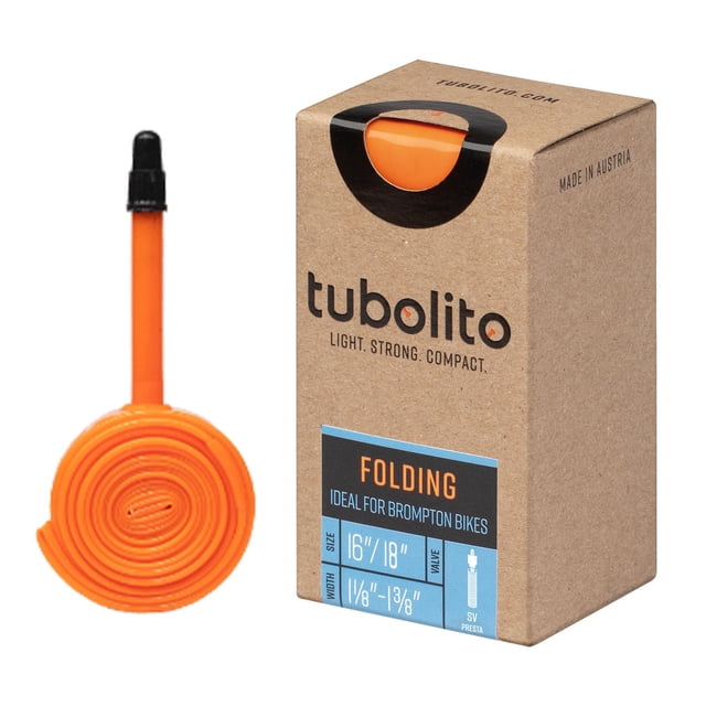 Camara De Bicicleta Tubolito R16 16' x1-1/8/1-3/8 FRA 42mm Folding Naranja