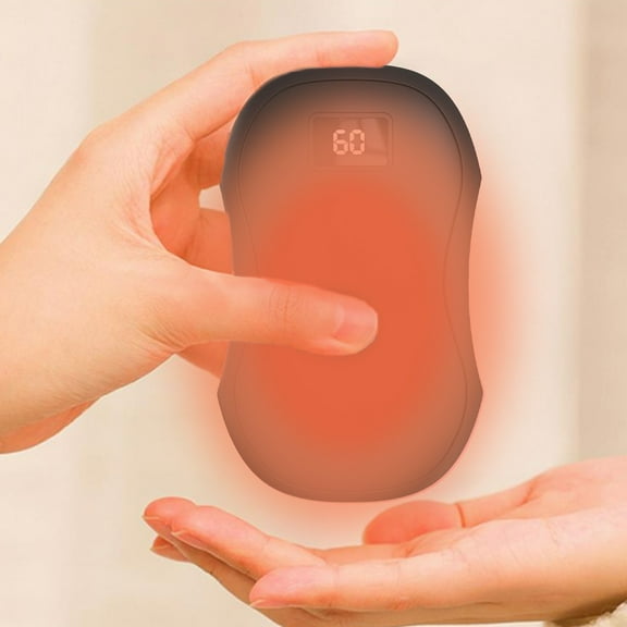 FHBVT Rechargeable Hand Warmer Pocket Heater 4000mAh Electric Portable Heat Power Bank for Outdoor Hunting Camping Office Winter Cold Relief Xmas Gifts for Men Women Holiday Essential Winter Gadget