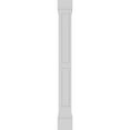 thumbnail image 3 of Ekena Millwork 12"W x 9'H Premium Square Non-Tapered Double Raised Panel PVC Endura-Craft Column Kit, Mission Capital & Base, 3 of 9