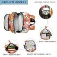 thumbnail image 3 of FORMRS Unisex School Backpack 17" Student Travel Bag with Laptop Compartment, Hand Drawn Floral, 3 of 7