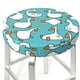 thumbnail image 3 of Balery Cartoon Funny Goose Fundas de asiento para taburete de bar redondo de tela de terciopelo ajustables que protegen de arañazos y manchas para sillas de 14 a 17 pulgadas.-13 inch, 3 of 7