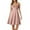A-Light Pink344, variant on Women's Wide Strap Audrey Dress Sweetheart Neck Ruched Bust Fit And Flare Dress With Pockets Elegant Wedding Guest Party Dress