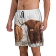 thumbnail image 2 of Goofa Yak Printed Mens Swim Trunks Summer Quick Dry Short Beach Swimwear Bathing Suits-X-Large, 2 of 9