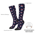 thumbnail image 4 of Zufioo pirates skull Long High Thigh Socks Knee-High Warm Stocking Women Boot Sock Leg Warmer High Socks for Daily Wear, Cosplay, 4 of 6