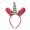 A, variant on Glitter Christmas Hat Shape Headbands Headwear Glitter Hair Hoop for Christmas Headpiece Fancy Dress Party Supplies