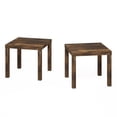 thumbnail image 5 of Pemberly Row Contemporaryy Square Side Table in Set of 2 in Amber Pine, 5 of 6
