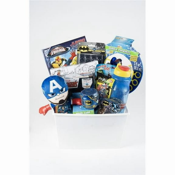 Ohio Basket Chic DC & Marvel Super Hereos Kids Gift Basket