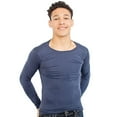 thumbnail image 6 of Fun and Function's Navy Long Sleeves Hug Tee Shirt for Deep Pressure for Kids with Sensory Issues - Size 6-7, 6 of 7