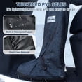 thumbnail image 4 of KANCOKIT Reusable Rain Shoe Covers, Waterproof Anti-slip Unisex Overshoes Boots Protector, M, 4 of 9