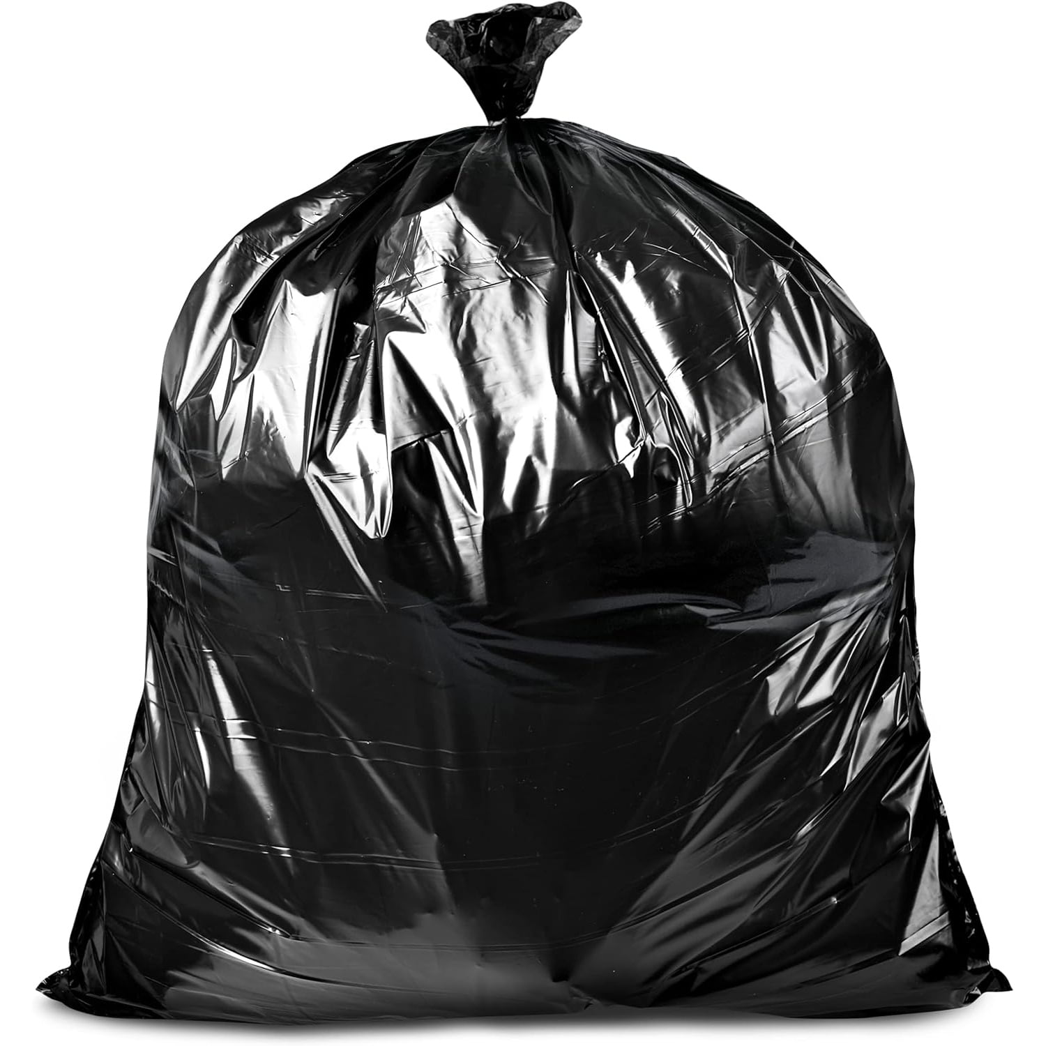 95-96 Gallon Trash Bags Heavy Duty (Huge 50 Bags W/Ties) 95-96 Gallon Trash Bags Large Black Heavy Duty Can Liners, Large 90-100 Gallon Garbage Can Liners