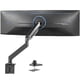 thumbnail image 1 of Brazo de Monitor VIVO Negro de Aluminio Resistente para Monitores Ultra Anchos para Escritorio, 1 of 9