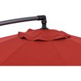 thumbnail image 4 of Global Industrial Cantilever Umbrella w/ Crank, Tilt & Cross Brace, Olefin Fabric, 10'W, Red, 4 of 6