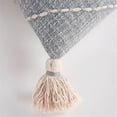 thumbnail image 4 of Rizzy Home Diamond 18" x 18" Poly Filled Pillow with Textured Cotton Cover-Gray, 4 of 5