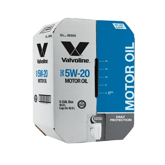 Valvoline Daily Protection Motor Oil SAE 5W-20 Bay Box (20 Quarts)