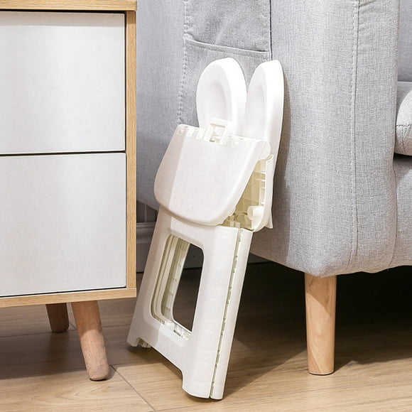 Collapsible Stepping Stool,Folding Stool Lightweight Portable Fold Up Stepping Stool Folding Stool Sturdy Construction