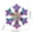 Multicolor, variant on Color Changing Snowflake Light Decor 14 Inch, LED Christmas Snowflake Hanging Ornament with Multiple Colors, Outdoor Indoor Holiday Decoration for Home Party Camping Bar Christmas Tree Decor