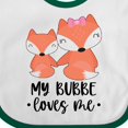 thumbnail image 4 of Inktastic Cute Kawaii Fox My Bubbe Loves Me Boys or Girls Baby Bib, 4 of 4