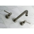 thumbnail image 4 of kingston brass concord double handle wall mounted tub only faucet, 4 of 5