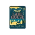 thumbnail image 2 of Relax Lake House Novelty Sign, Metal Wall Decor - 10x14 inches, 2 of 4