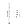 thumbnail image 2 of Uxcell 4.72" Ball Bead Chains with Connectors for Chains DIY Crafts, 24 Pack Silver, 2 of 6