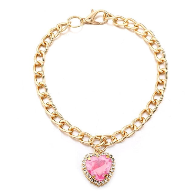 Accesorios para mascotas, collar con gemas en forma de gota de agua, colgantes, collares, Hot Pet Z6N4