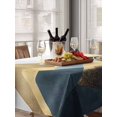 thumbnail image 6 of Abstract Art Table Cloth 52x70 Inch Rectangle, Illustration Mountains Oil Painting Waterproof Tablecloth Washable Table Cover for Party Picnic Dinner Decor, 6 of 9