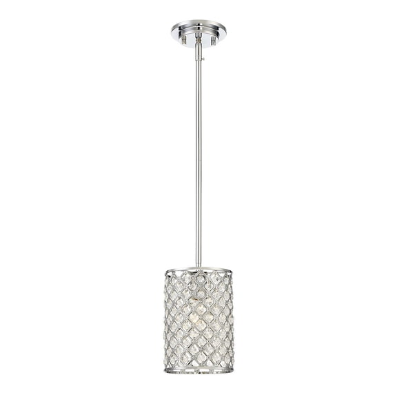 Savoy House Meridian 1 Light Pendant - Chrome - M70017CH