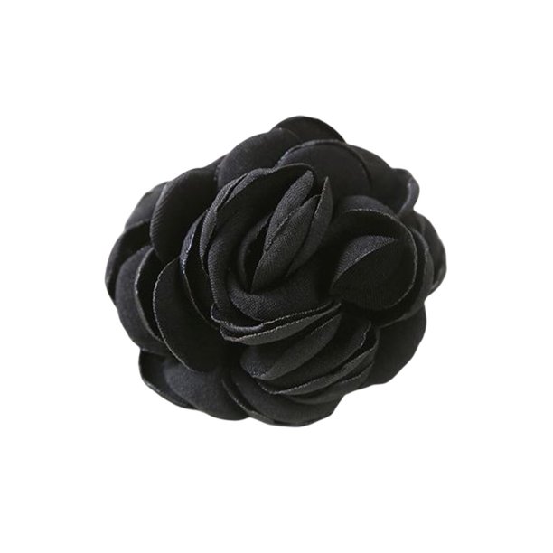 Minnieouse Broche de flores de simulación, accesorios de tiro lateral coreano, telas, adornos textiles para el hogar, zapatos predominantes para mujeres, Ropa, zapatos y accesorios Miscelánea Negro Minnieouse AP014286-01