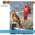 thumbnail image 3 of 1010431 "Blizzard Buddies Winter/Birds" Decorative House Flag, 28" X 40", 3 of 5