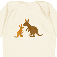 thumbnail image 4 of Inktastic Kangaroo Family Boys or Girls Long Sleeve Baby Bodysuit, 4 of 5
