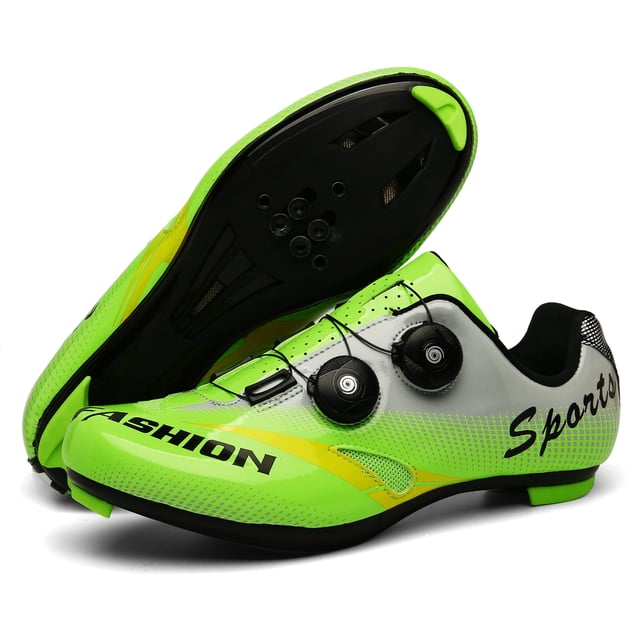 SUTENGDA Professional Cycling Shoes - Gradient Color Trendy Breathable SPD Cleat Compatible Ideal for Mountain Bike Riding Racing and Outdoor Activities