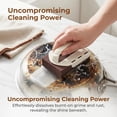 thumbnail image 2 of Magic Emery Cleaning Sponge with Detachable Handle, Heavy-Duty Abrasive Scrubber for Pots, Pans, Stovetops and Rust, Kitchen Scouring Pad for Cookware Cleaning, 2 of 6