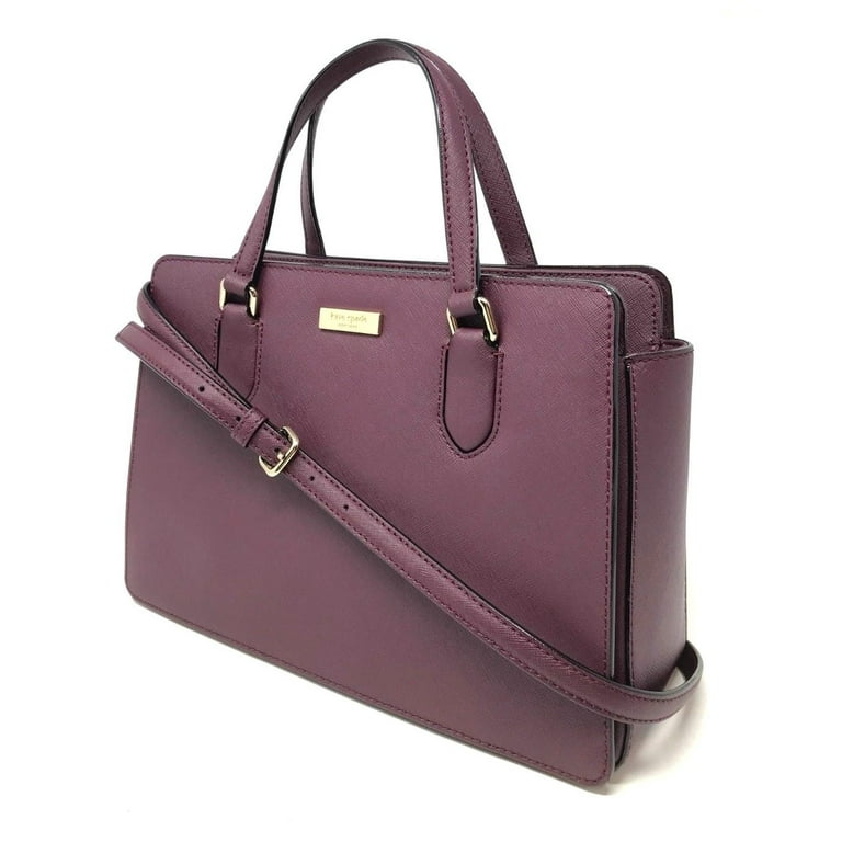 Kate Spade New York Reese Laurel Way Handbag in Deep Plum Walmart