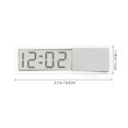 thumbnail image 3 of TENDYCOCO 2pcs Clocks Digital Clock for Car Home Car Alarm Clock Mini Electronic Digital Clock Blush Lcd, 3 of 8