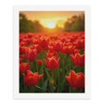 thumbnail image 5 of Paint By Numbers Kit for Adults Beginner - DIY Sunlit Red Tulip Field Sunset Canvas Painting Kits for Adults, Frameless Paint By Number for Adults for Home Wall Decor 16x20 Inch, 5 of 7